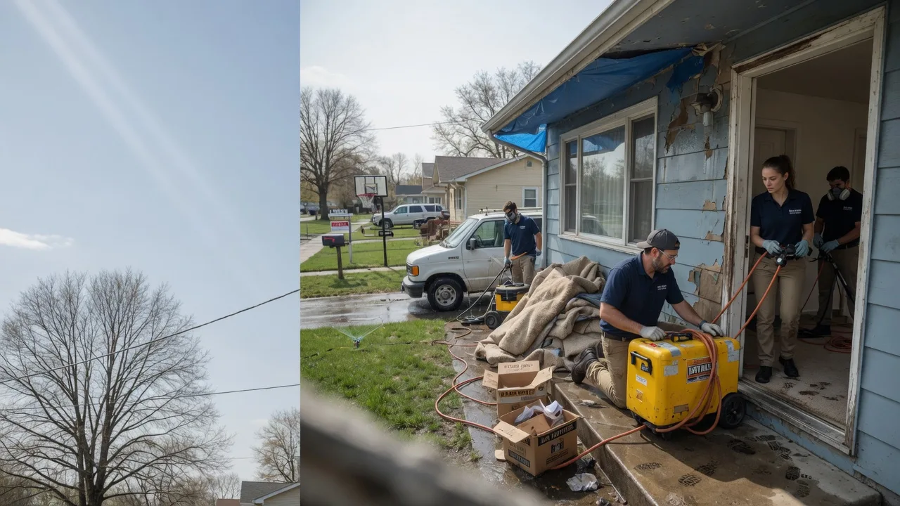 Basement Flood Cleanup in Middletown, IA near me